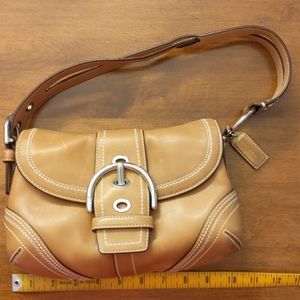 Coach natural leather 10577 Hobo MINT